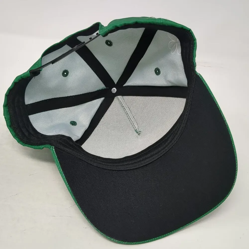 5 Panel Hat Green One Size Martini Glass Shamrock A Tini Bit Irish Snapback